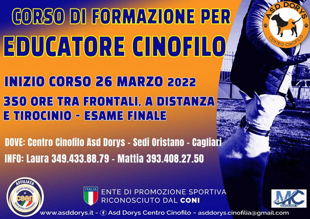 corso educatore cinofilo